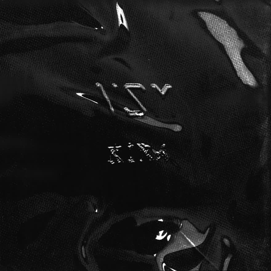 3D screen print — black